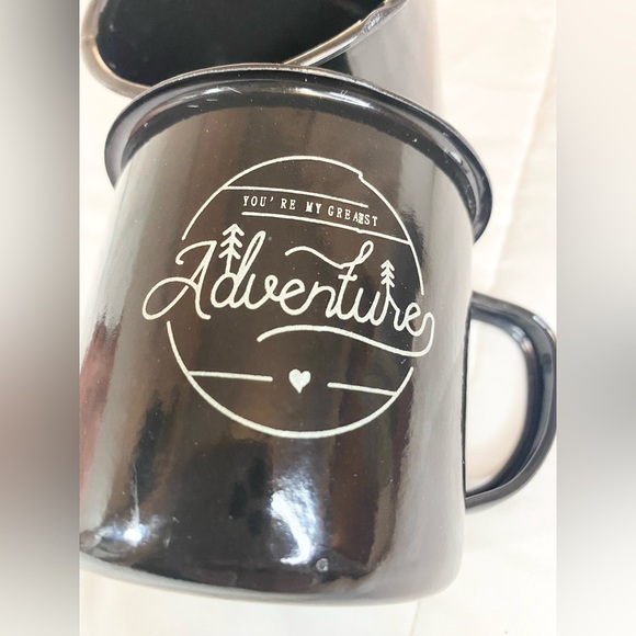 Tin Mugs, Set of 2- You’re My Greatest Adventure - Picture 2 of 6